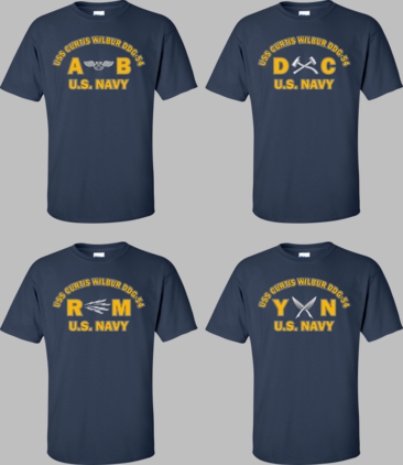 USS CURTIS WILBUR DDG-54 Rates Apparel