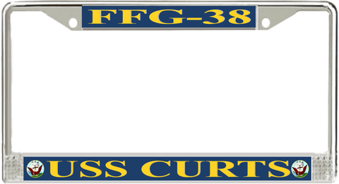 USS Curts FFG-38 License Plate Frame