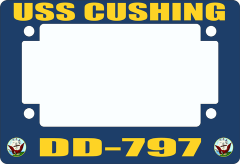 USS Cushing DD-797 Motorcycle Frame