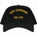 USS Cushing DD-985 Text-Only Embroidered Cap