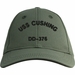 USS Cushing DD-985 Text-Only Embroidered Cap