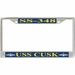 USS Cusk SS-348 License Plate Frame
