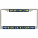 USS Cutlass SS-478 License Plate Frame