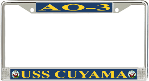 USS Cuyama AO-3 License Plate Frame