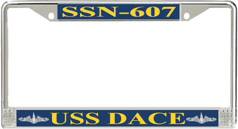 USS Dace SSN-607 License Plate Frame