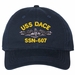 USS Dace SSN-607 with Dolphins Unstructured Dad Cap