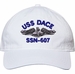 USS Dace SSN-607 with Dolphins Unstructured Dad Cap