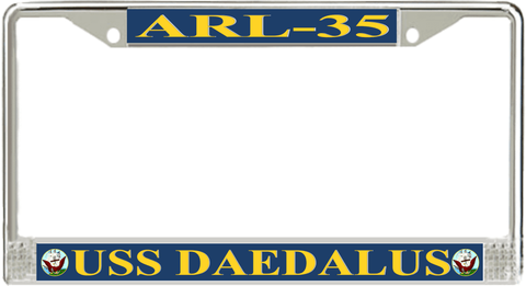 USS Daedalus ARL-35 License Plate Frame