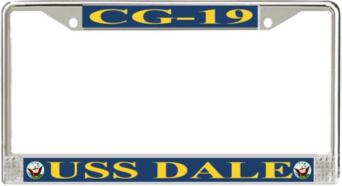 USS Dale CG-19 License Plate Frame