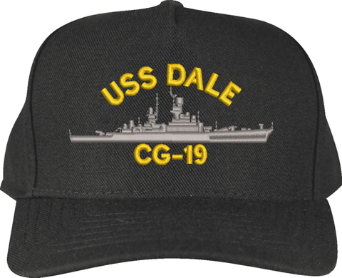USS Dale CG-19 Ship Custom Embroidered Cap