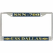 USS Dallas SSN-700 License Plate Frame