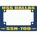 USS Dallas SSN-700 Motorcycle Frame