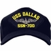 USS Dallas SSN-700 ( Silver Dolphins ) Submarine Enlisted Cap