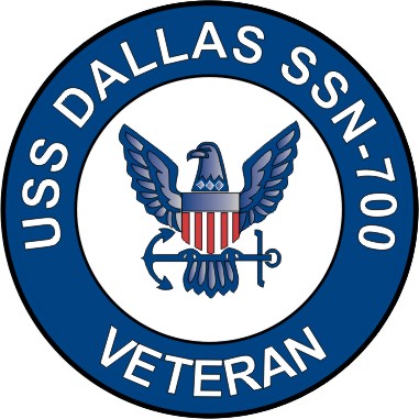 USS Dallas SSN-700 Veteran Decal Sticker