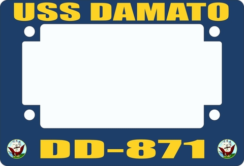 USS Damato DD-871 Motorcycle Frame
