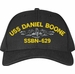 USS Daniel Boone SSBN-629 Custom Embroidered Cap