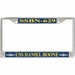 USS Daniel Boone SSBN-629 License Plate Frame