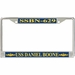USS Daniel Boone SSBN-629 License Plate Frame
