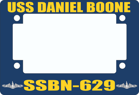 USS Daniel Boone SSBN-629 Motorcycle Frame