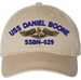 USS Daniel Boone SSBN-629 with Dolphins Unstructured Dad Cap