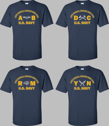 USS DANIEL INOUYE DDG-118 Rates Apparel
