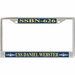 USS Daniel Webster SSBN-626 License Plate Frame