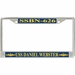 USS Daniel Webster SSBN-626 License Plate Frame