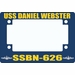 USS Daniel Webster SSBN-626 Motorcycle Frame