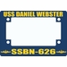 USS Daniel Webster SSBN-626 Motorcycle Frame