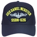 USS Daniel Webster SSBN-626 ( Silver Dolphins ) Submarine Enlisted Cap