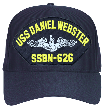 USS Daniel Webster SSBN-626 ( Silver Dolphins ) Submarine Enlisted Cap