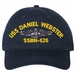 USS Daniel Webster SSBN-626 with Dolphins Unstructured Dad Cap
