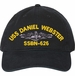 USS Daniel Webster SSBN-626 with Dolphins Unstructured Dad Cap