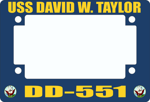 USS David W. Taylor DD-551 Motorcycle Frame