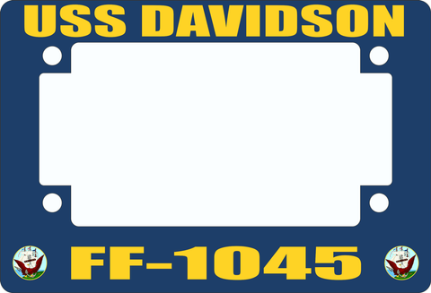 USS Davidson FF-1045 Motorcycle Frame