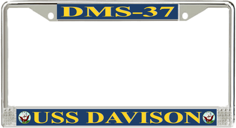 USS Davison DMS-37 License Plate Frame