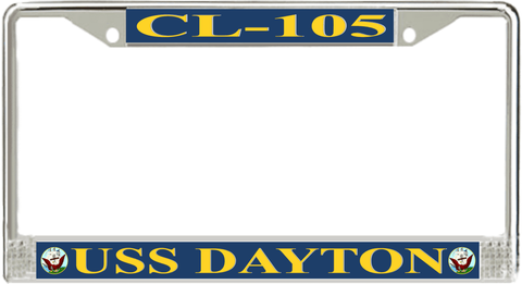 USS Dayton CL-105 License Plate Frame