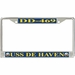 USS De Haven DD-469 License Plate Frame