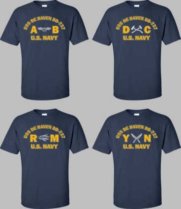 USS DE HAVEN DD-727 Rates Apparel