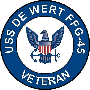 USS De Wert FFG-45 Veteran Decal Sticker