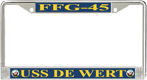 USS De Wert FFG-45 License Plate Frame