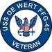 USS De Wert FFG-45 Veteran Decal Sticker