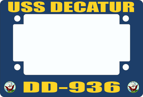 USS Decatur DD-936 Motorcycle Frame