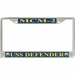 USS Defender MCM-2 License Plate Frame