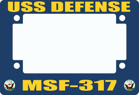 USS Defense MSF-317 Motorcycle Frame