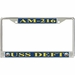 USS Deft AM-216 License Plate Frame