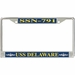 USS Delaware SSN-791 License Plate Frame