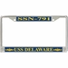 USS Delaware SSN-791 License Plate Frame