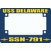 USS Delaware SSN-791 Motorcycle Frame