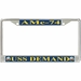 USS Demand AMc-74 License Plate Frame
